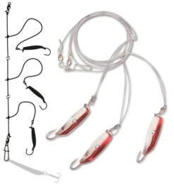 Zebco Köhler Rig - Seelachsvorfach Rot/silber