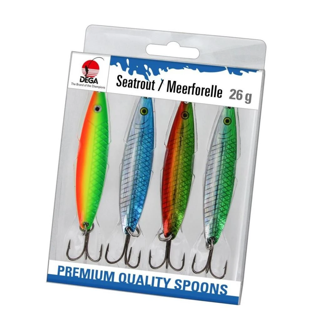 DEGA Seatrout / Meerforellen Blinker Set 1 - 26g 3 DEGA Seatrout / Meerforellen Blinker Set 1 - 26g