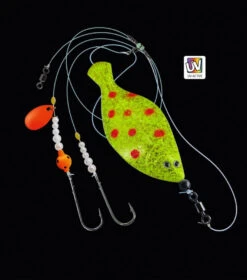 DEGA UV-aktiver Inline Buttlöffel In Schollenform 60g