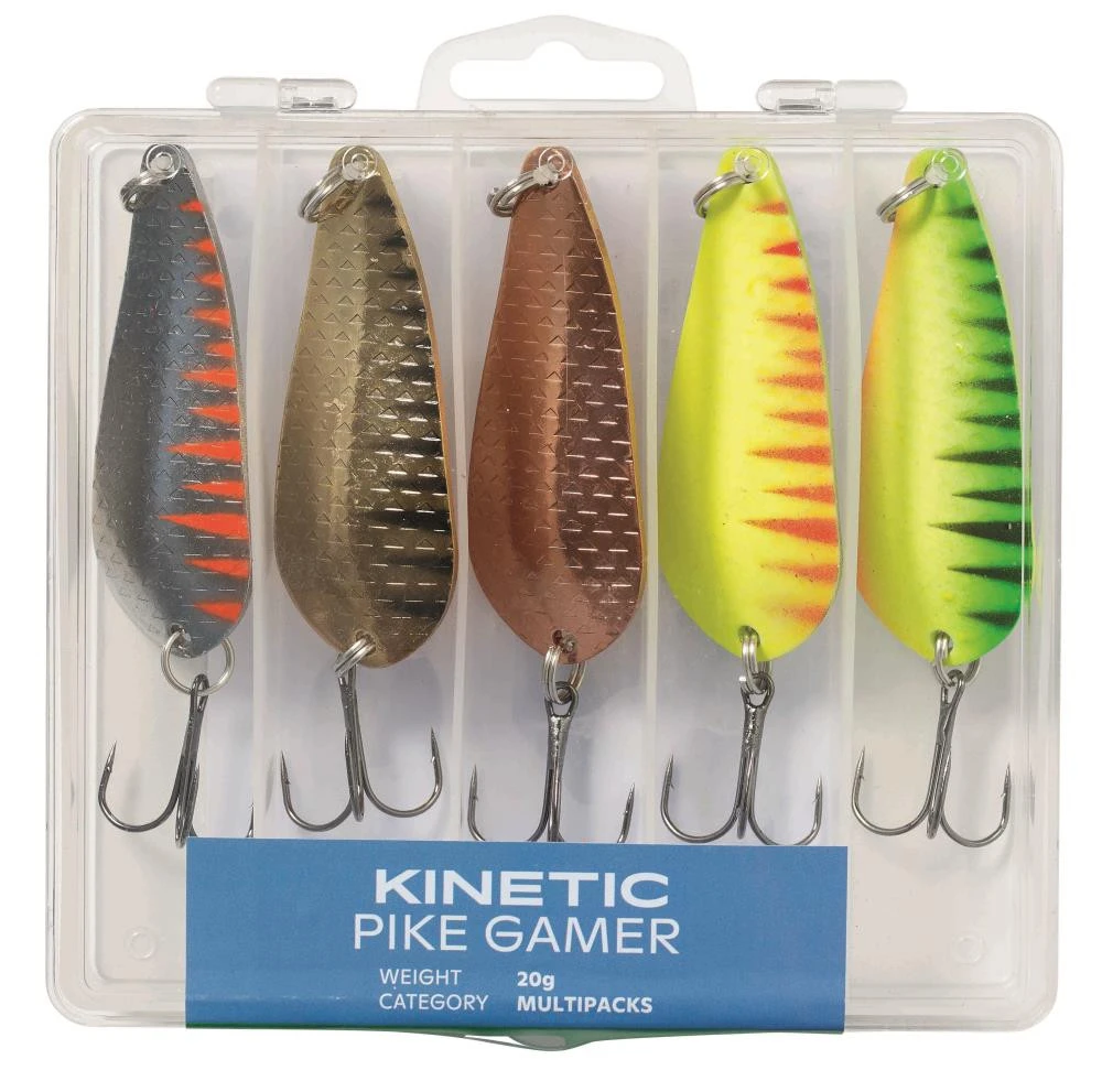 Kinetic Pike Gamer- Blinker Set - 5 Stück 3 Kinetic Pike Gamer- Blinker Set - 5 Stück
