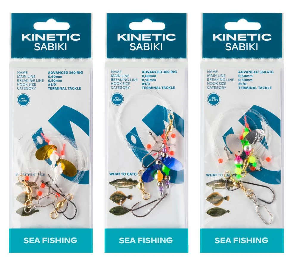 Kinetic Sabiki Advanced 360 - Vorfach 4 Kinetic Sabiki Advanced 360 - Vorfach – Bild 2