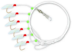 Zebco Heringsvorfach Mit Fischhaut Und 6 Haken Der Größe 7