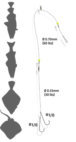 Zebco Pulley Surf Rig - Brandungsvorfach