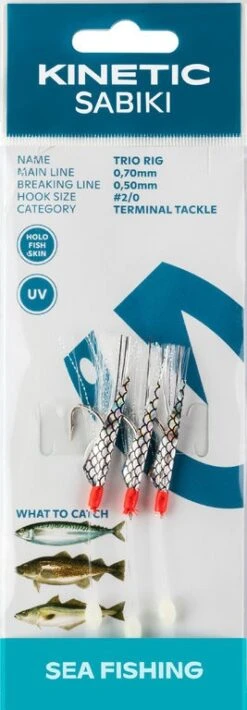 Kinetic Sabiki TRIO Rig - Vorfach -Angeln Rabatt Laden f111 240 x1 1280x1280